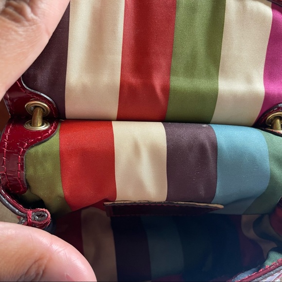 Coach Willis Top Handle in Parent Burgubdy - Picture 4 of 4